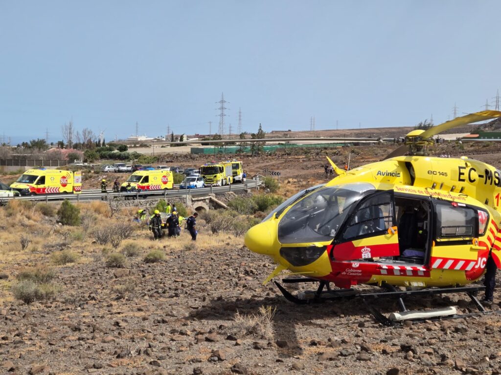 Biker bei Unfall auf Gran Canaria schwer verletzt Biker bei Unfall auf Gran Canaria schwer verletzt