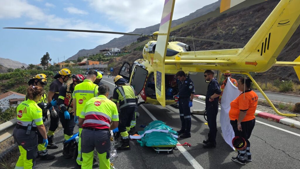 Biker bei Sturz in Mogán auf Gran Canaria schwer verletzt Biker bei Sturz in Mogán auf Gran Canaria schwer verletzt
