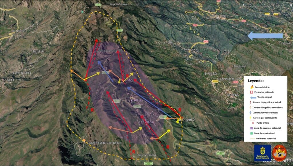 Waldbrand in Telde auf Gran Canaria stabilisiert Der erste Waldbrand des Sommers in Telde und Valsequillo auf Gran Canaria ist stabilisiert. Rund 10 Hektar Fläche sind vom Feuer betroffen.