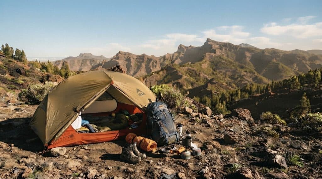 Teneriffa sperrt Camping- und Erholungsgebiete wegen Hitze Symbolbild für das Camping und Wildcamping auf Teneriffa, das wegen akuter Waldbrandgefahr und Hitzewelle vorübergehend komplett untersagt wurde.